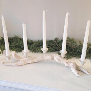 Faux Driftwood branch candelabra candle holder tealight holder partylite wh